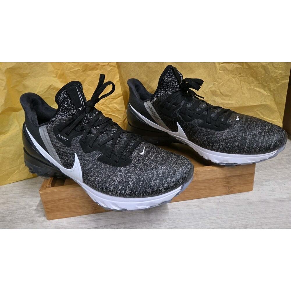 Nike Air Zoom Infinity Tour Golf Shoes Flyknit Black Mens 9.5 CZ8300-001